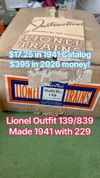 Lionel PREWAR boxed set!