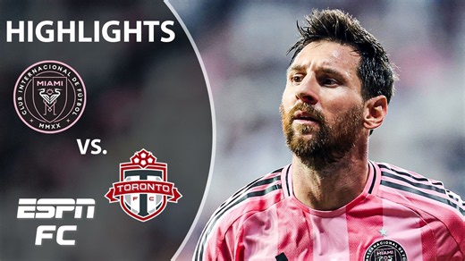MESSI SCORES LATE 🔥 Inter Miami vs. Toronto | MLS Highlights | ESPN FC