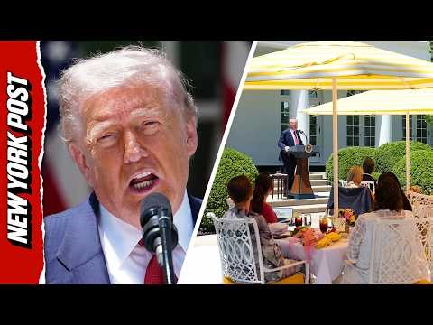 Trump Goes Off on 'Stupid Borders' During Mother’s Day Tribute