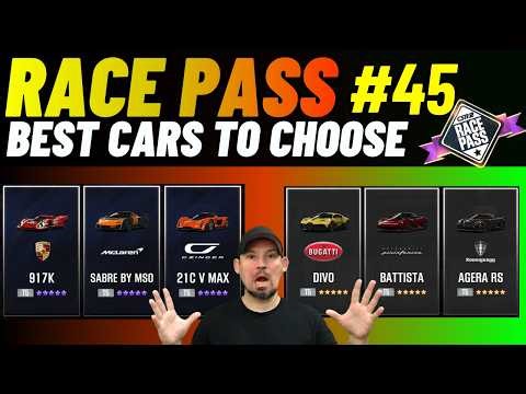 CSR2 Racing - New Race Pass - Best Cars To Choose ? - Race pass 45 CSR2