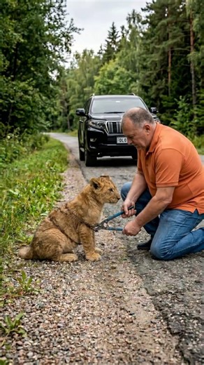 Brave Man Saves Lion Cub from Barbed Wire | Heartwarming Rescue
