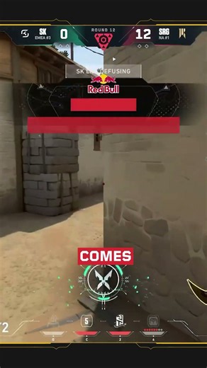 Noia with the 1v2 for the flawless half 🔥 #vctgamechangers #shorts #valorant #vct