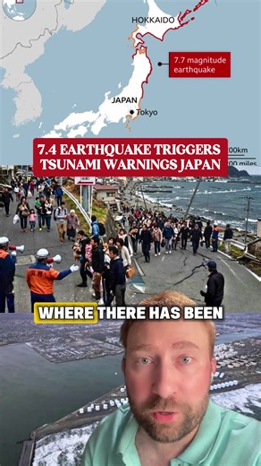 4/20- 7.4 EARTHQUAKE TRIGGERS TSUNAMI WARNINGS JAPAN #japan #news #earthquake #tsunamk #tokyo