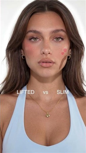 Blush and Contour Placement: Lifted vs Slim