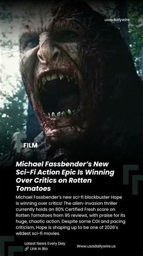 Michael Fassbender’s New Sci-Fi Movie Is a HIT! 👽🔥