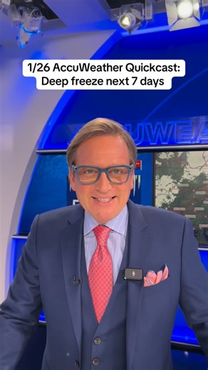 1/26 AccuWeather Quickcast: @leegoldbergabc7 The Tri-State will remain locked in a deep freeze with dangerously cold temperatures throughout the week. Lee is monitoring a potential storm next weekend. #weather #nyc #snow | ABC7NY