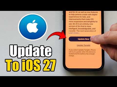 How to Update iPhone to iOS 27 - Settings