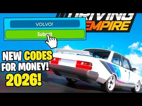 *NEW* ALL WORKING CODES FOR DRIVING EMPIRE IN 2026! ROBLOX DRIVING EMPIRE CODES