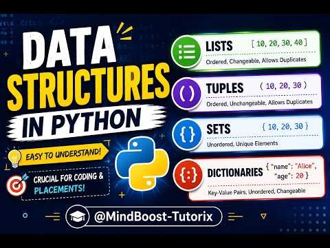 Python Lists, Tuples, Sets & Dictionaries with Examples