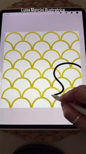 Texture tutorial flower gold con Procreate #procreate #tutorialtexture #flowergold