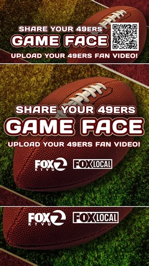 KTVU Channel 2 News on Instagram: "IT’S A MASSIVE DAY, 49ER FANS & KTVU WANTS TO SEE YOUR GAME FACE! 😤❤️💛 Whether you’re cheering from the couch or tailgating at Levi’s, show us how you’re gearing up to take down Seattle and protect our home turf! 🏠🚫🦅 🔗 Click the link in bio to upload your videos 📲 🎉 Or scan the code on your screen! LET’S GO NINERS! 🏈🙌"