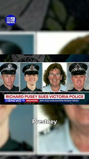 Notorious driver sues police over "trauma" witnessing Eastern Freeway crash | 9 News Australia