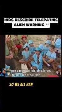 KIDS DESCRIBE TELEPATHIC ALIEN WARNING 👀