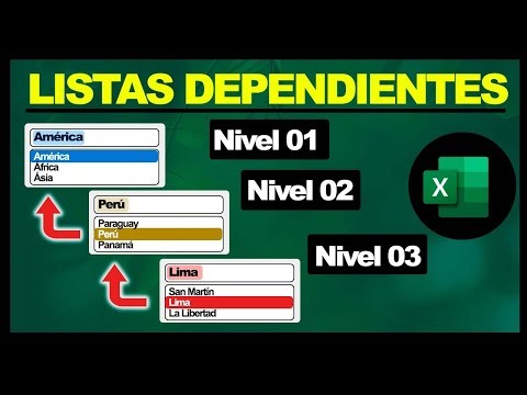 Cómo Crear Listas Desplegables Dependientes en Excel | El Mejor Método