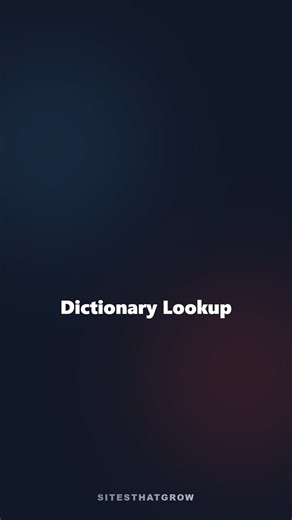 Dictionary Lookup: Python vs Ruby Which language matchup should I post next? #codingtok #programming #developers #techtok #coding #codecomparison