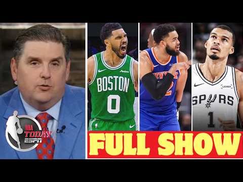 FULL NBA TODAY | Celtics sweep 76ers? - Knicks outlast Hawks? - Spurs close out Blazers tonight?