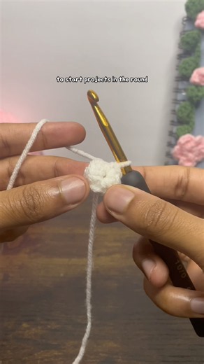 easy magic ring ✨ | how to crochet for beginners