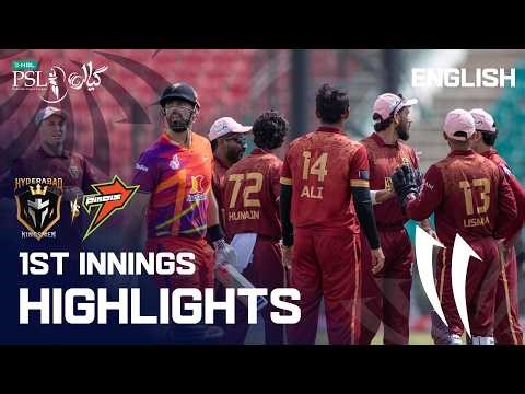 1st Innings Highlights | Hyderabad Kingsmen vs Rawalpindiz | English | Match 24 | HBL PSL 11 | MZB1K