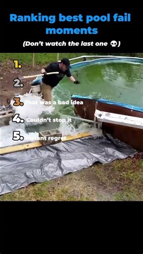 Ranking pool fails #shorts #fails #funny
