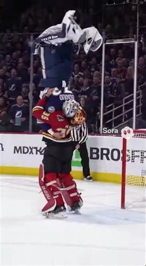POV: Goalie fights with an epic suplex!