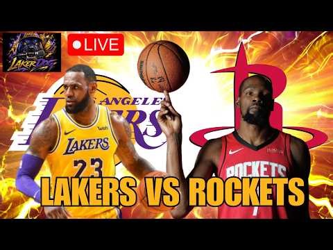 🏀 NBA PLAYOFFS 🏀 Los Angeles Lakers vs Houston Rockets LIVE Play by Play & Reaction Game 4