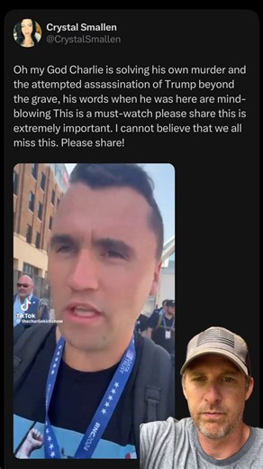 Charlie Kirk on the assassination attempt of President Trump.For the record, there still hasn’t been any accountability or a real investigation.No one with half a brain believes the official narrative that we’ve been given.Same goes for the assassination of Charlie Kirk.