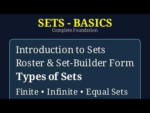 Set Operations in Mathematics | Union, Intersection, Difference & Complement