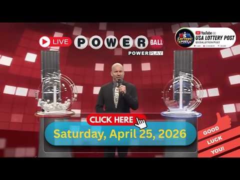 Powerball April 25 2026, Powerball Drawing Numbers Live, Powerball Winner