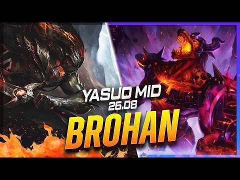 BROHAN - Yasuo vs Nasus MID Patch 26.8 - Challenger Yasuo Gameplay