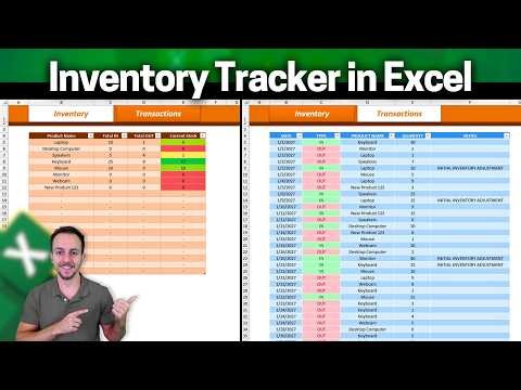How to Create an Inventory Tracker in Excel | Stock In & Stock Out