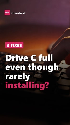 Drive C Full Even Though Rarely Installing?