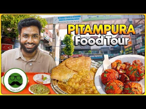 Pitampura Food Tour | Sita Ram Chole Bhature, Giri Momo & More | Veggie Paaji