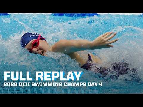2026 DIII swimming and diving championships Day 4 | FULL REPLAY