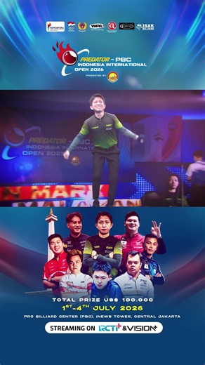 The World's Most Prestigious Billiards Tournament - Predator PBC Indonesia International Open 2026