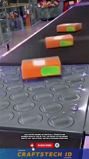 Automatic Box Sorting Machine | Fast & Efficient Logistics System 📦 #machine #factory #automobile