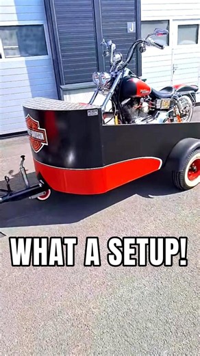 This Harley setup is on another level 🔥🏍️