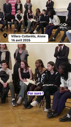 Un élève ironise sur le "For sure" de Macron