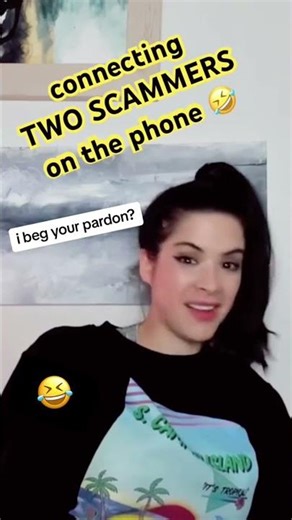 Connecting two scammers on the phone LMAO