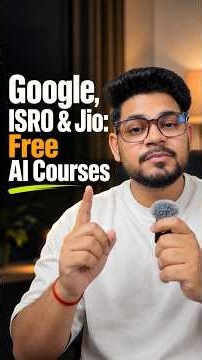 Learn AI for Free: 5 Courses From Google, ISRO, Microsoft and More