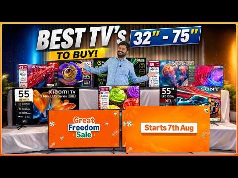 🔥 Amazon Great Freedom Sale 2026 | 32" to 75" Best TVs to Buy! 💥