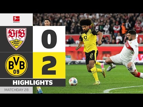 INJURY-TIME DRAMA! | VFB STUTTGART - BORUSSIA DORTMUND | Highlights | Matchday 28 – Bundesliga 25/26