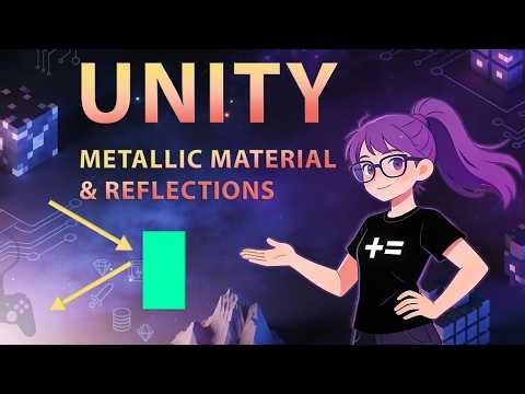 Unity 6.3 Metallic Materials & Reflection Probes Make Surfaces Shine (Chalk, Plastic, Steel, Mirror)