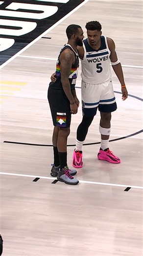 Anthony Edwards and Tim Hardaway Jr. were COMEDY on the mic in the first half! 😂 | NBA