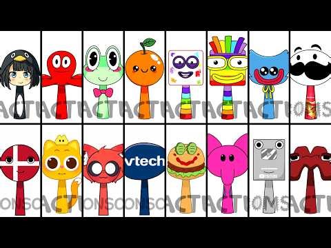 Incredibox Sprunki OC Phase 1 to Phase 4 Goo Goo Gaga Penguin, Seventeen, Denmark, Krabby Patty #101