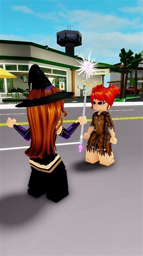 The Witch transformed the poor girl.. 😰 #roblox #robloxshorts #shorts