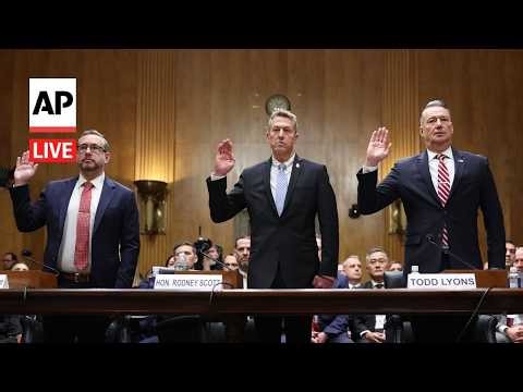 LIVE: ICE and Border Patrol officials testify at House hearing on Homeland Security budget