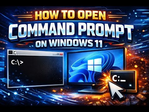 "COMMAND PROMPT" How To Open It On Windows 11 (In 2026)