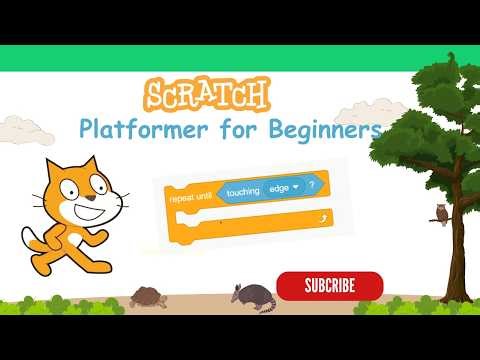 Learn to build a REAL platformer in Scratch – with ground collision – without using ANY variables!