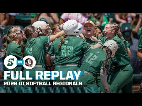 Stetson vs. Florida State: 2026 NCAA softball regionals | FULL REPLAY
