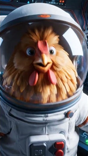 Chicken Astronaut Lays Egg in Zero Gravity | Space Panic Ensues! | Nebula Shots